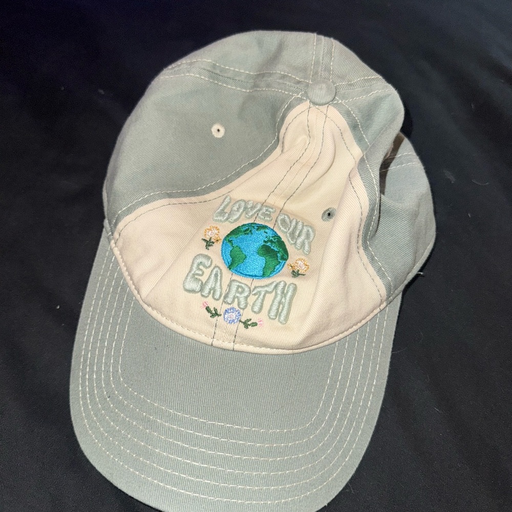 American Eagle Outfitters Green Embroidered Cap